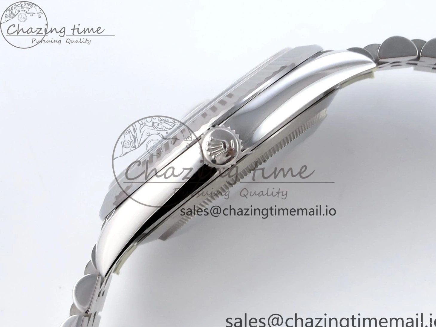 MiroTime 1230 Datejust 126334 41mm SS Clean 1:1 Best Edition White Pearl Moissanite Dial on SS Jubilee Bracelet VR Modern 898